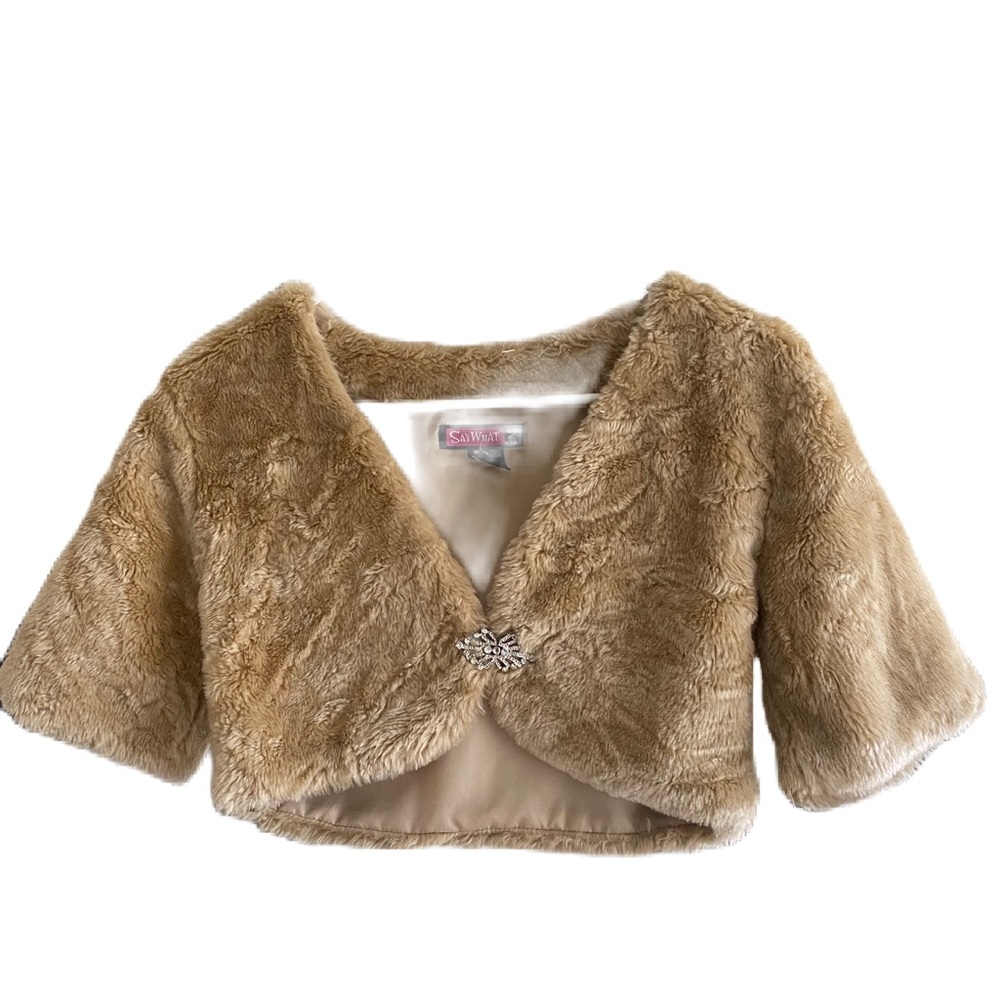 Woman’s faux fur jacket